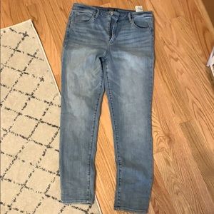 Light wash Abercrombie jeans